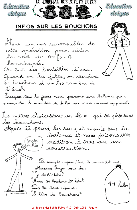 C'est la page 6 du Journal 10 !