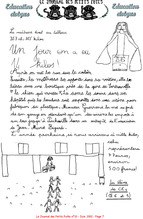 C'est la page 7 du Journal 10 !